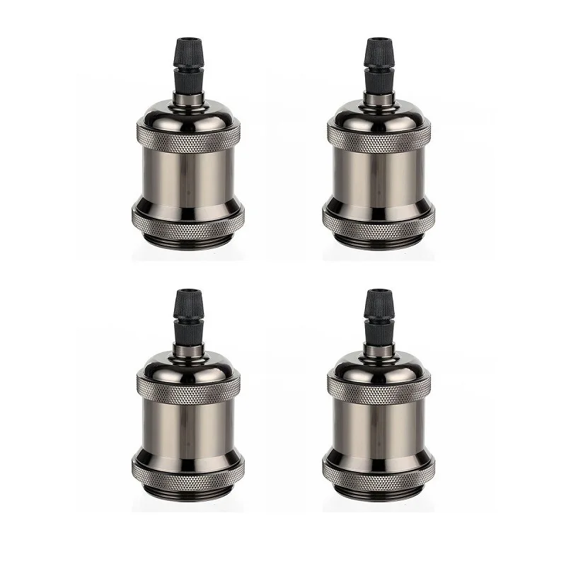 Vintage Edison Lamp Base Aluminum Light Socket E27 Screw Bulb Retro Fittings Holder Ceramic Lighting | Освещение