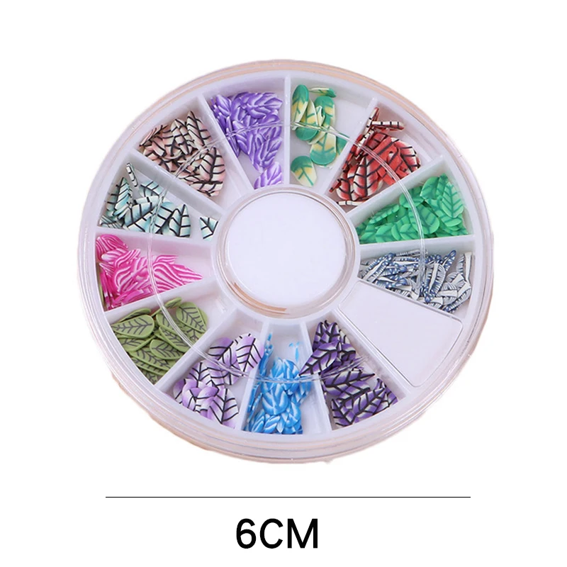 1 коробка наполнитель для фруктовых ломтиков ногтей художественные насадки