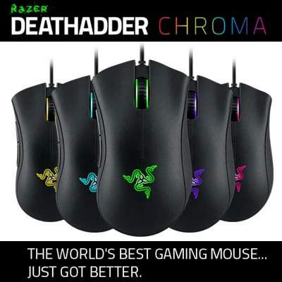 

Razer Deathadder Chroma, 10000 DPI gaming mouse, Synapse 2.0, Brand new, Fast free shipping,