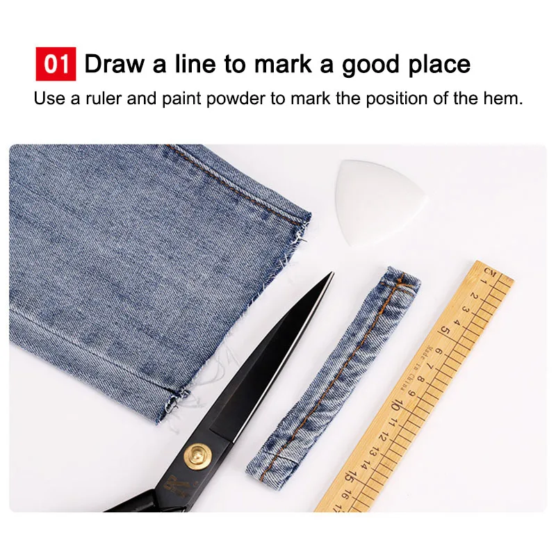 Sewing Accessory Repair Hem for Pant Edge Self-adhesive DIY Iron 1Pack Clothing Patch Paste 2M Tape Cloth Shorten Pants Tool | Дом и сад