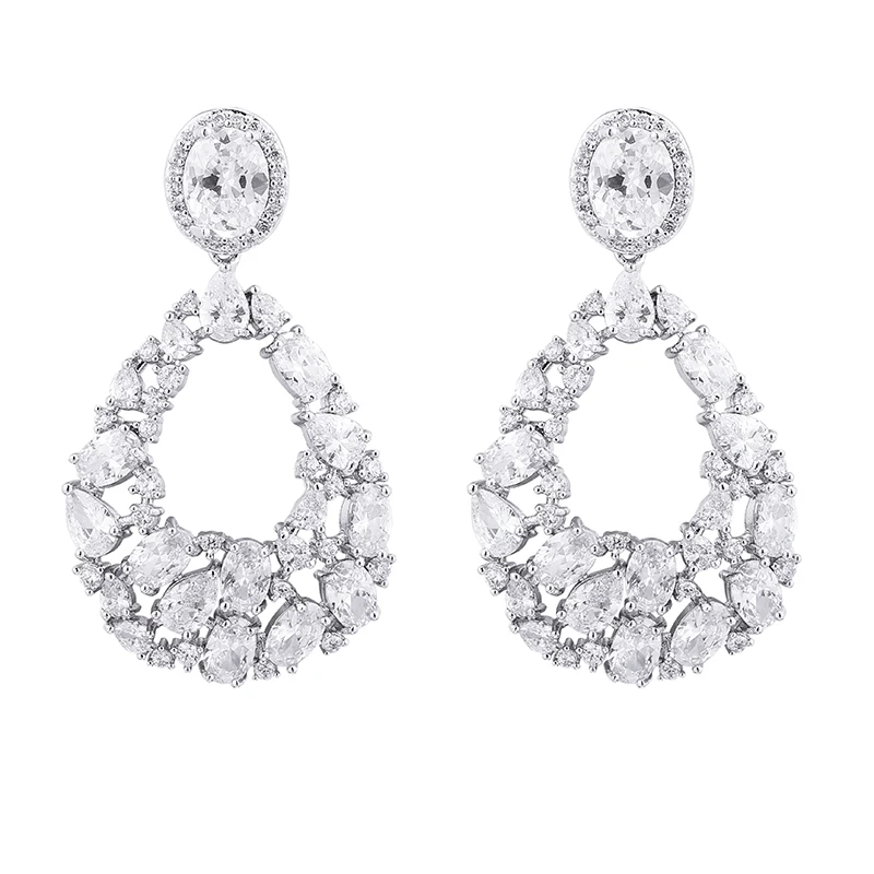 GAOLA новый дизайн серьги с цветами в форме капель для свадебной вечеринки