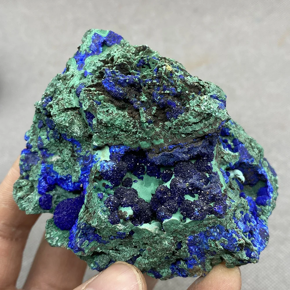 

Natural azurite mineral cristal espÃ©cime da provÃ­ncia de anhui, china