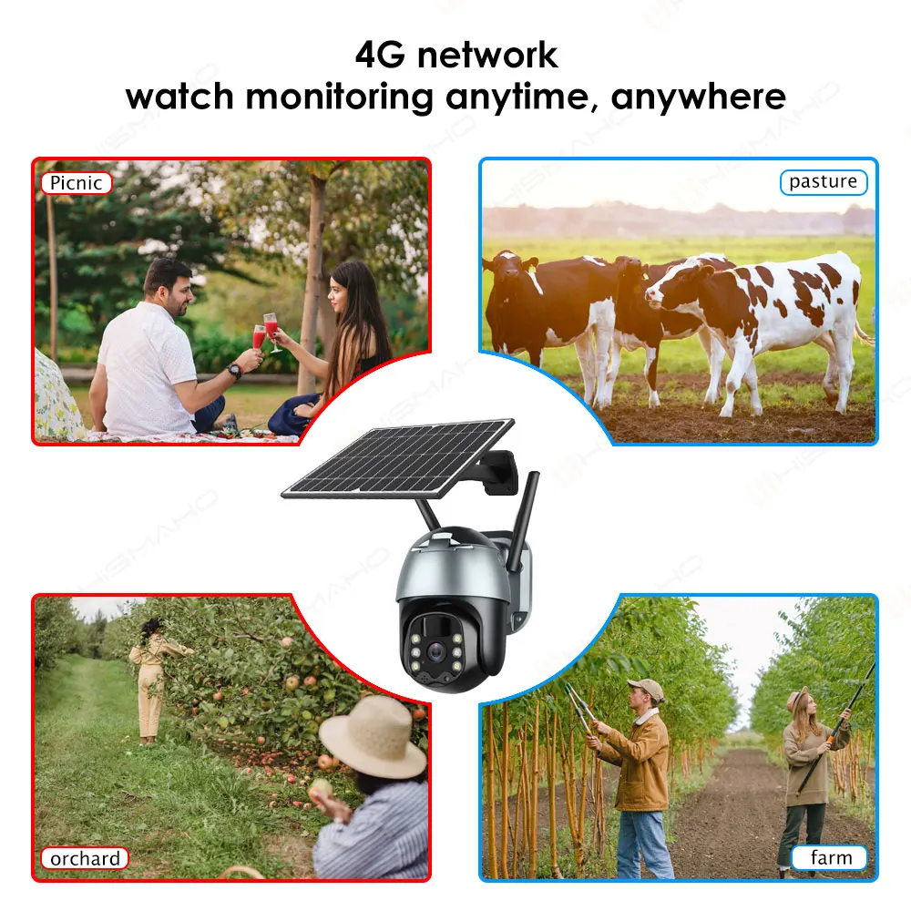 IP камера видеонаблюдения с солнечной батареей и поддержкой Wi Fi|Камеры