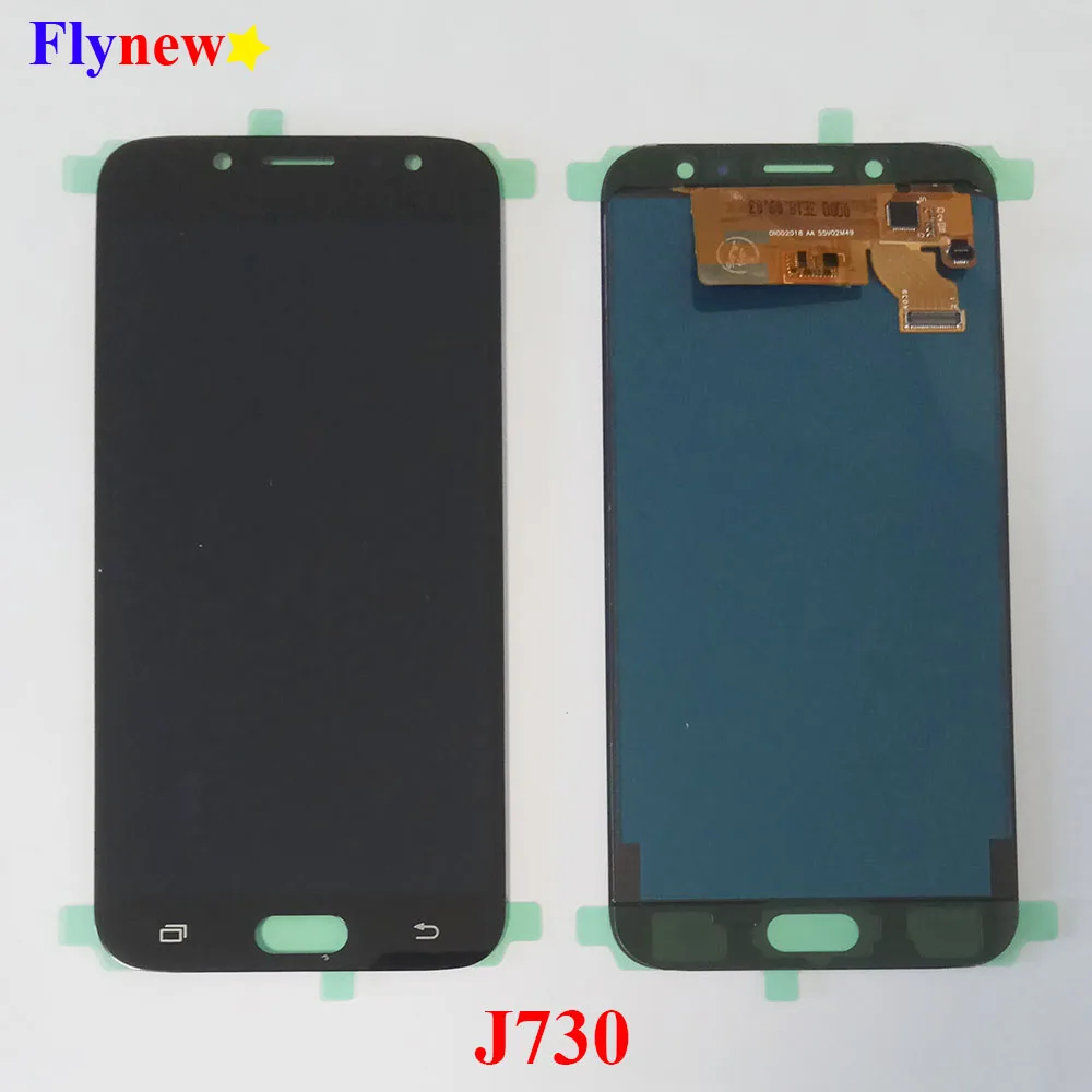 ЖК дисплей с сенсорным экраном для SAMSUNG Galaxy J7 Pro J730 J730F|Экраны мобильных телефонов|