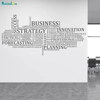 large size quote bussiness wall sticker office decor removable vinyl art decal self adhesive motivating murals yt4459