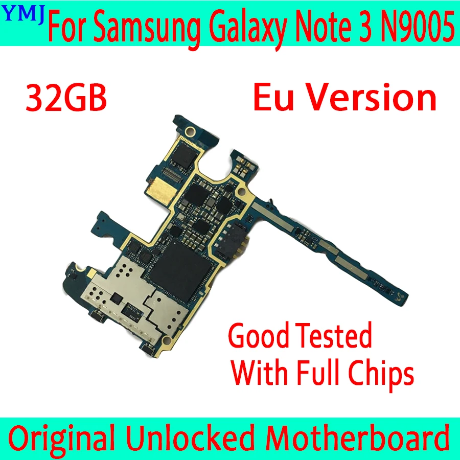 Европейская версия материнской платы для Samsung Galaxy Note 3 N9005 с полными чипами