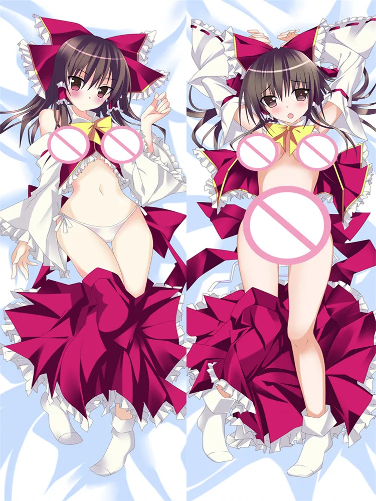 2017 update Anime TouHou Scarlet the Embodiment of Hakurei Reimu Dakimakura Pillow Cover Case Hugging Body Pillowcase | Дом и сад