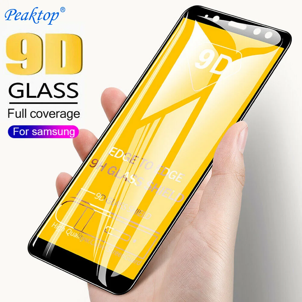 9D закаленное стекло для Samsung Galaxy M50 A9 2019 A50 A40 A30 защита экрана J4 Plus J6 A6 A8 2018 Защитная