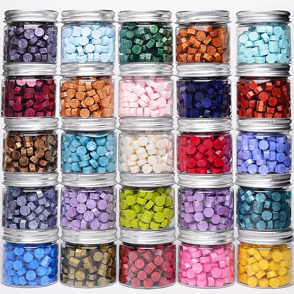 

Бусины для сургуча, 180 шт./набор, коробочка с воском шт.