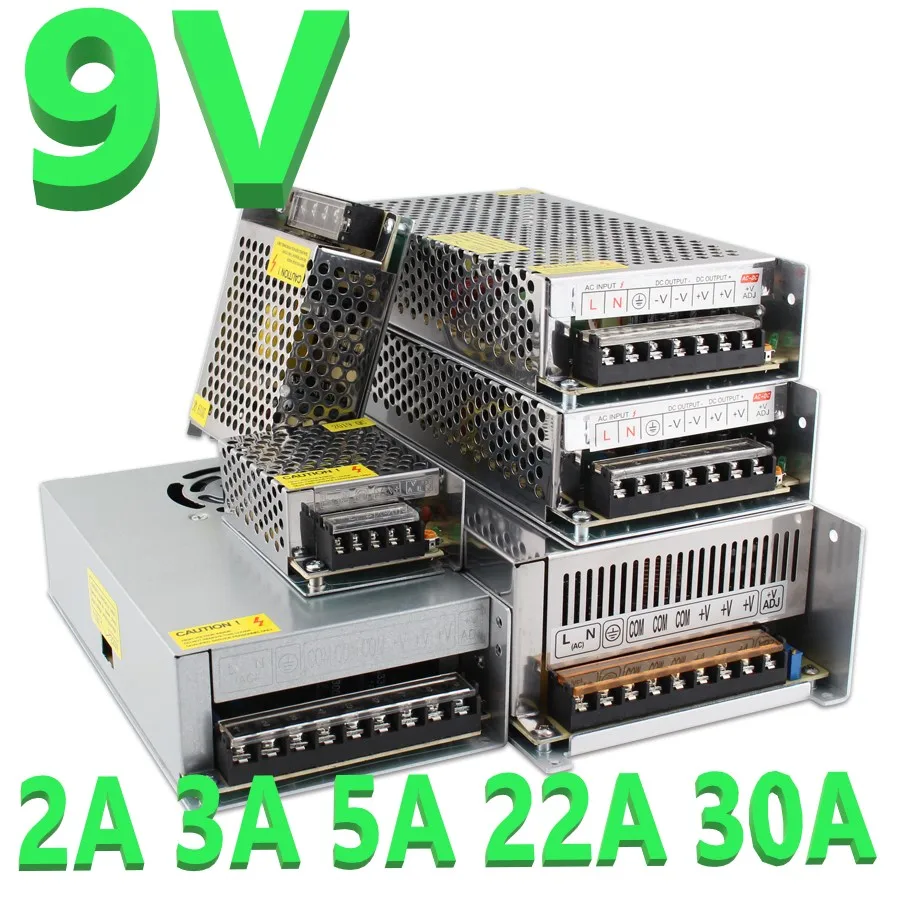 Импульсный источник питания переменного/постоянного тока 9 В лабораторный