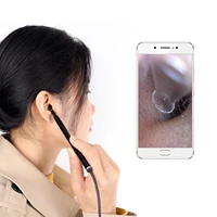 medical in ear cleaning endoscope spoon support android pc mini camera ear picker ear wax removal visual ear mouth nose otoscope