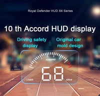 hud head up display for 10th accord1 loyal defender special car and use left hand drive