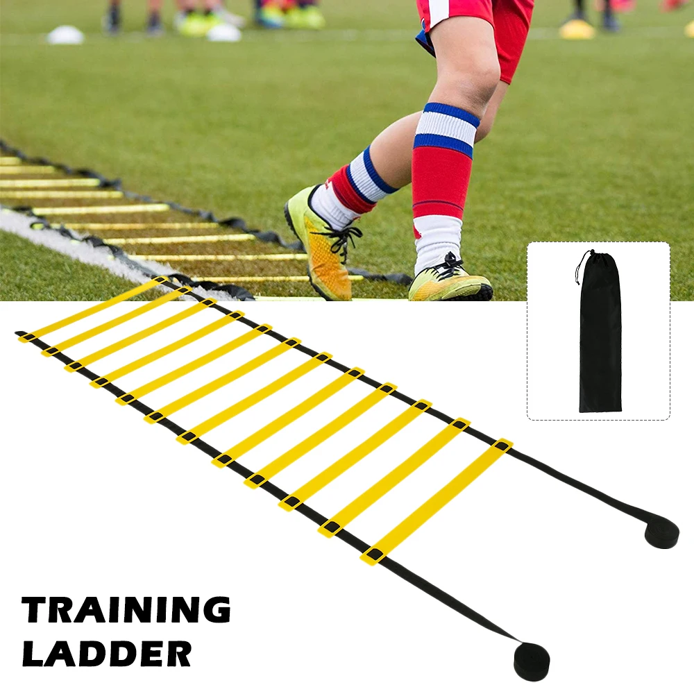 Регулируемая металлическая лестница нейлоновые лестницы для тренировок футбола