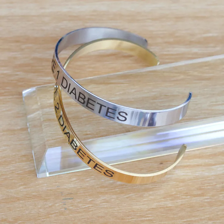 Золотой серебряный цвет медицинские оповещения идентификационные браслеты