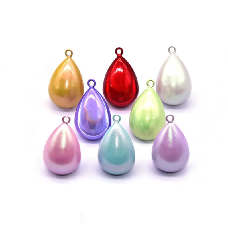 

Clear Close Drop Water Jingle Bell Charms Necklace Pendant Accessories Jewelry Craft Findings