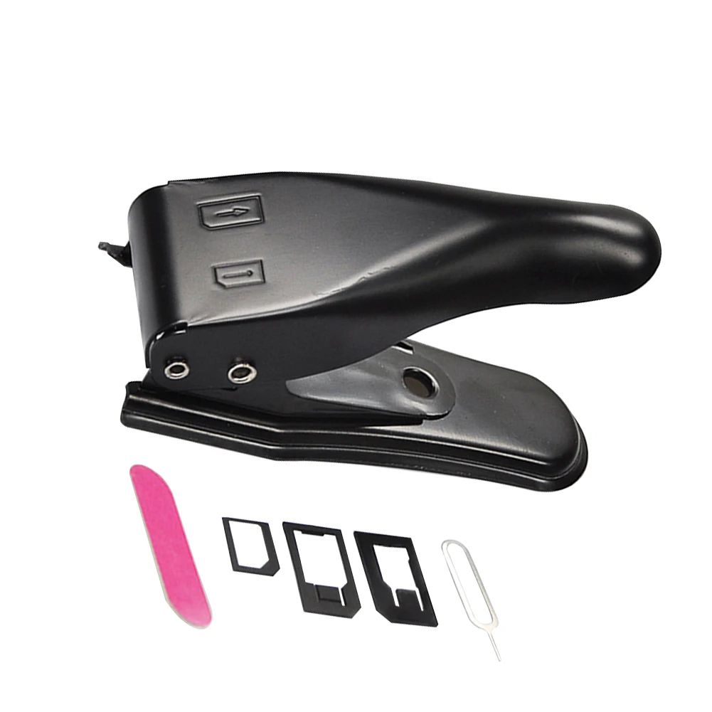 

Mobile Phone Card Cutter Dual 2 in 1 SIM Card Cutter Tool Machine with Nano Micro Standard SIM Adapter SIM Pin for Mobile Phone
