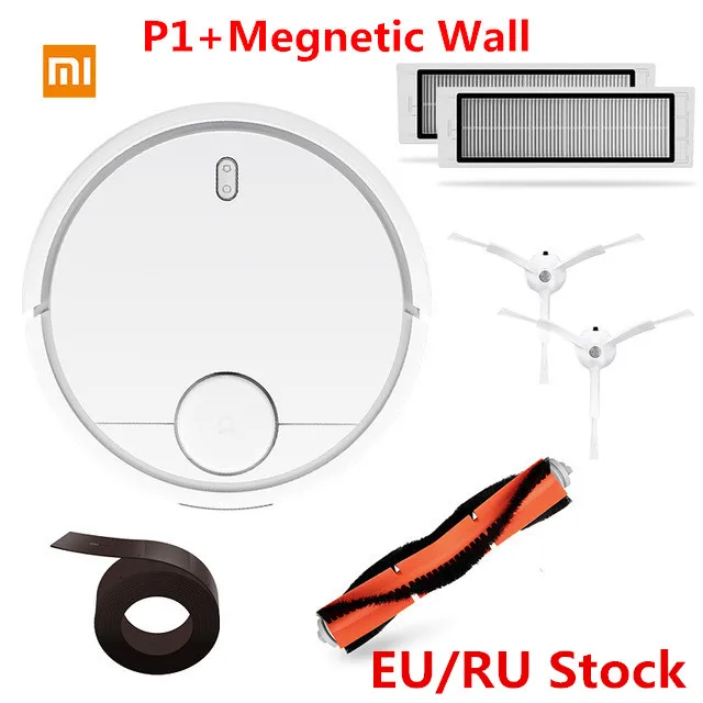 Add parts n wall Xiao mi робот-пылесос mi Роботизированный умный планируемый автоматический подметальный с приложением управления автоматической зарядкой - Цвет: Add parts n wall
