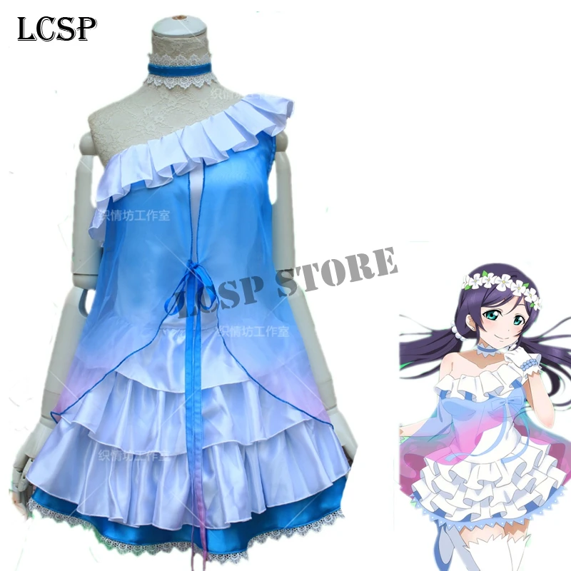 8 LCSP LoveLive! Все персонажи Yazawa Нико синий сценический японский костюм для косплея Аниме Любовь LIVE Униформа костюм одежда( гирлянда - Цвет: 8