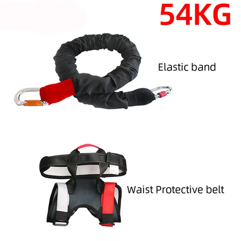 

NEW Professional Yoga Bungee Fitness Equipment Complete Set Exercise Resistance Cord Belt Bungee Dance Rope Gravity Workout