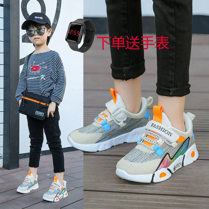

Children's Sports Shoes 2021 New Korean Autumn Boys' And Girls' Leisure Running Shoes Autumn Boy's Sneaker shoes