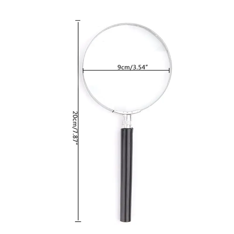

Portable Magnifying Glass Handheld Magnifier High Definition Reading Eye Loupe P9JE