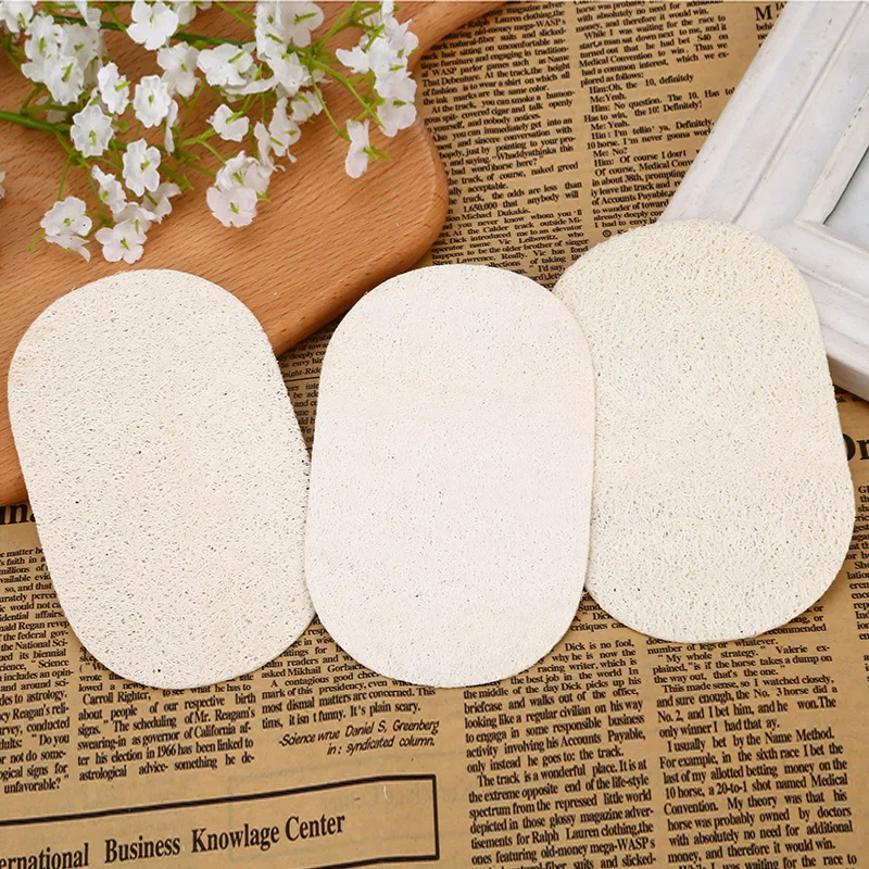 

Helpful loofah dish towel absorbant sponge dish cloths anti-oil kitchen tool kitchen towel