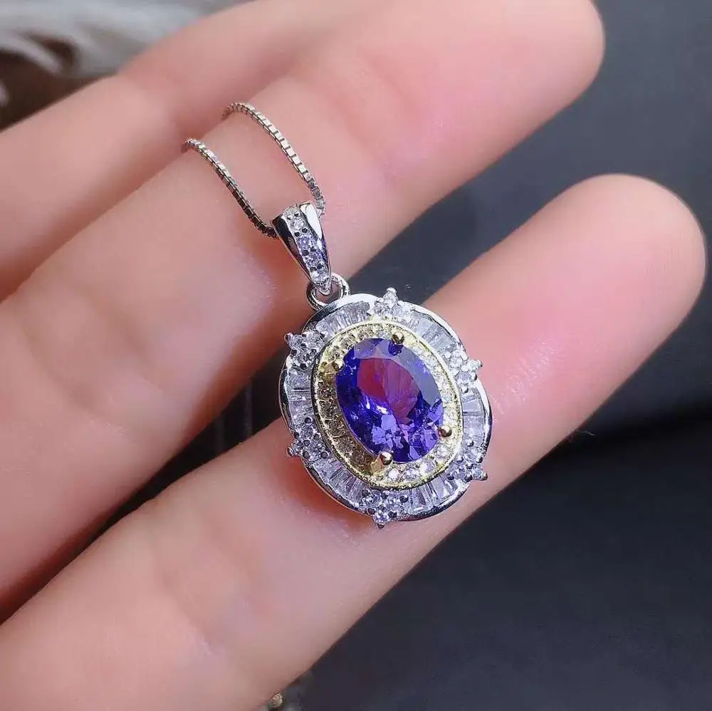 Подвеска из серебра ювелирные изделия танзанита пробы 1 шт. кольцо | Украшения и