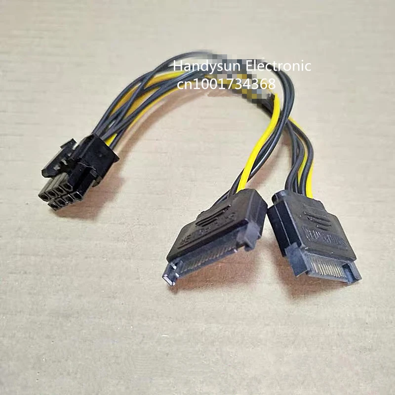 100 . SATA  2x15Pin M   PCI-e PCIE 8(6 + 2) Pin F   8Pin  2 x Sata Y   18AWG