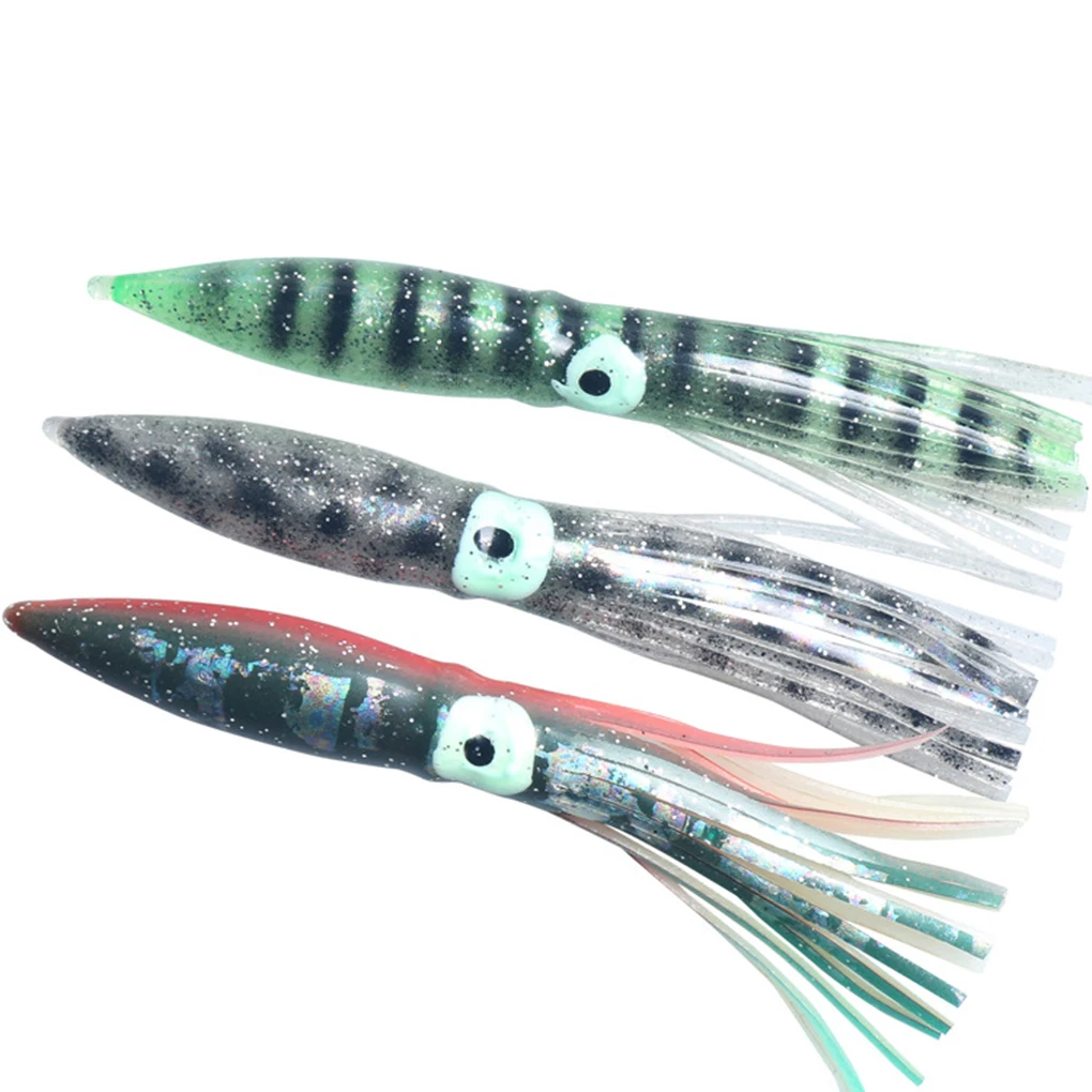 

2PCS/Set DIY Simulation Fishing Bait Hook Lures Salmon Bass Trout Colorful Active Ocean Fishhook Tackle