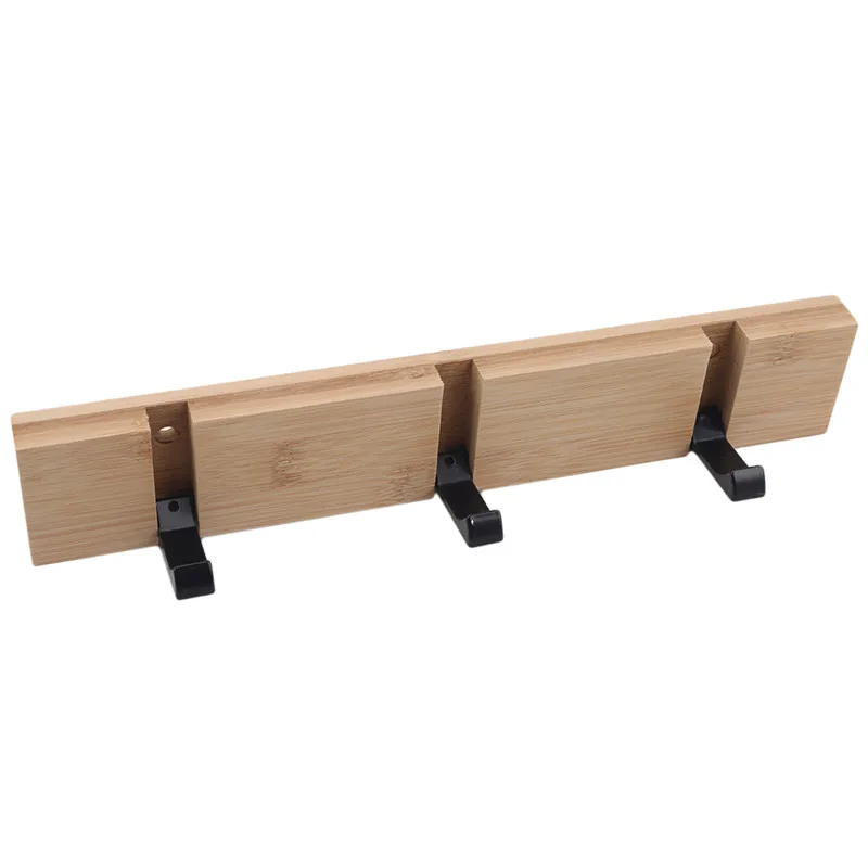 

Wood Hooks Hanger Holder Clothes Storage Hidden Hook Wall Hanging Hanger Behind The Door Accessories Hooks Coat Rack