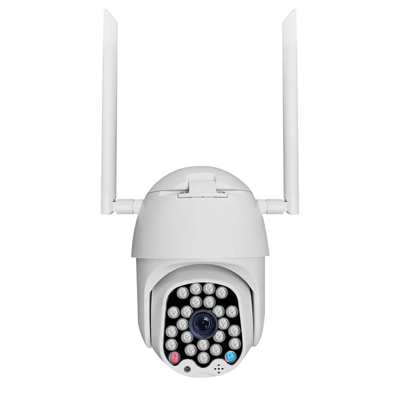 Внешняя камера видеонаблюдения PTZ IP 1080p скоростная купольная 2 Мп ИК домашняя