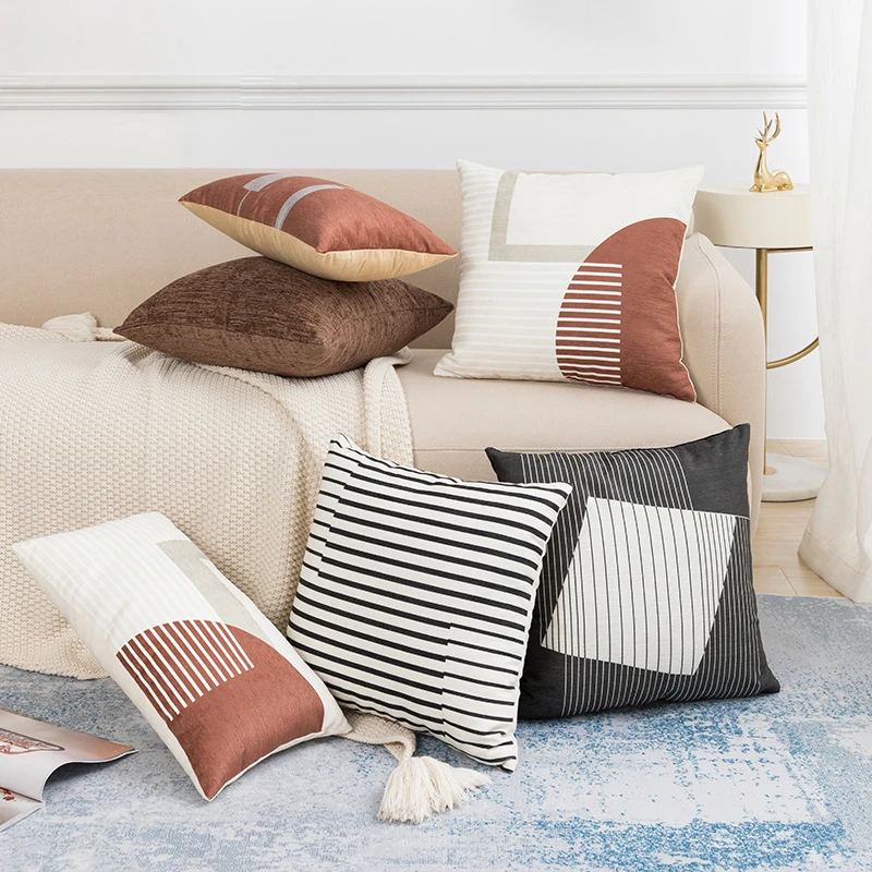 

Modern ins style pillowcase printed cushion cover home sofa cushion pillows decor home