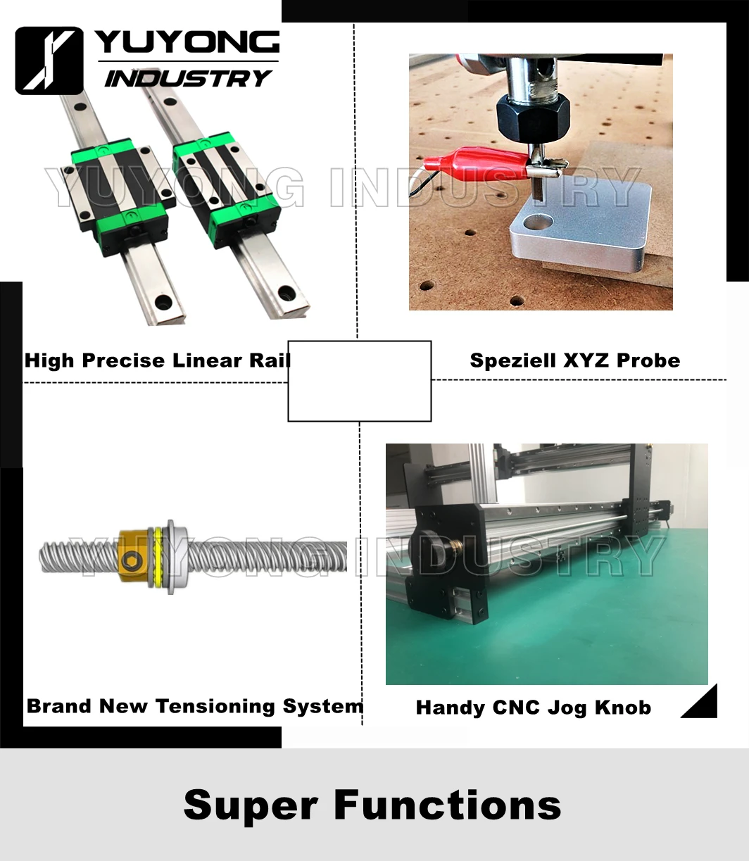 1010 QUEENBEE ULTRA CNC Full kit Linear Rail upgraded precise CNC router Engraving machine with Brand New Tensioning system