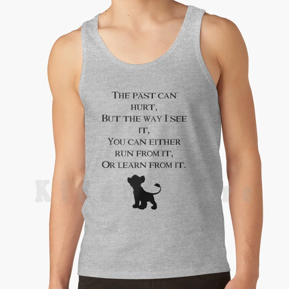 

Майка с цитатой короля льва, жилет, 100% хлопок, король льва, король льва, Simba Rafiki