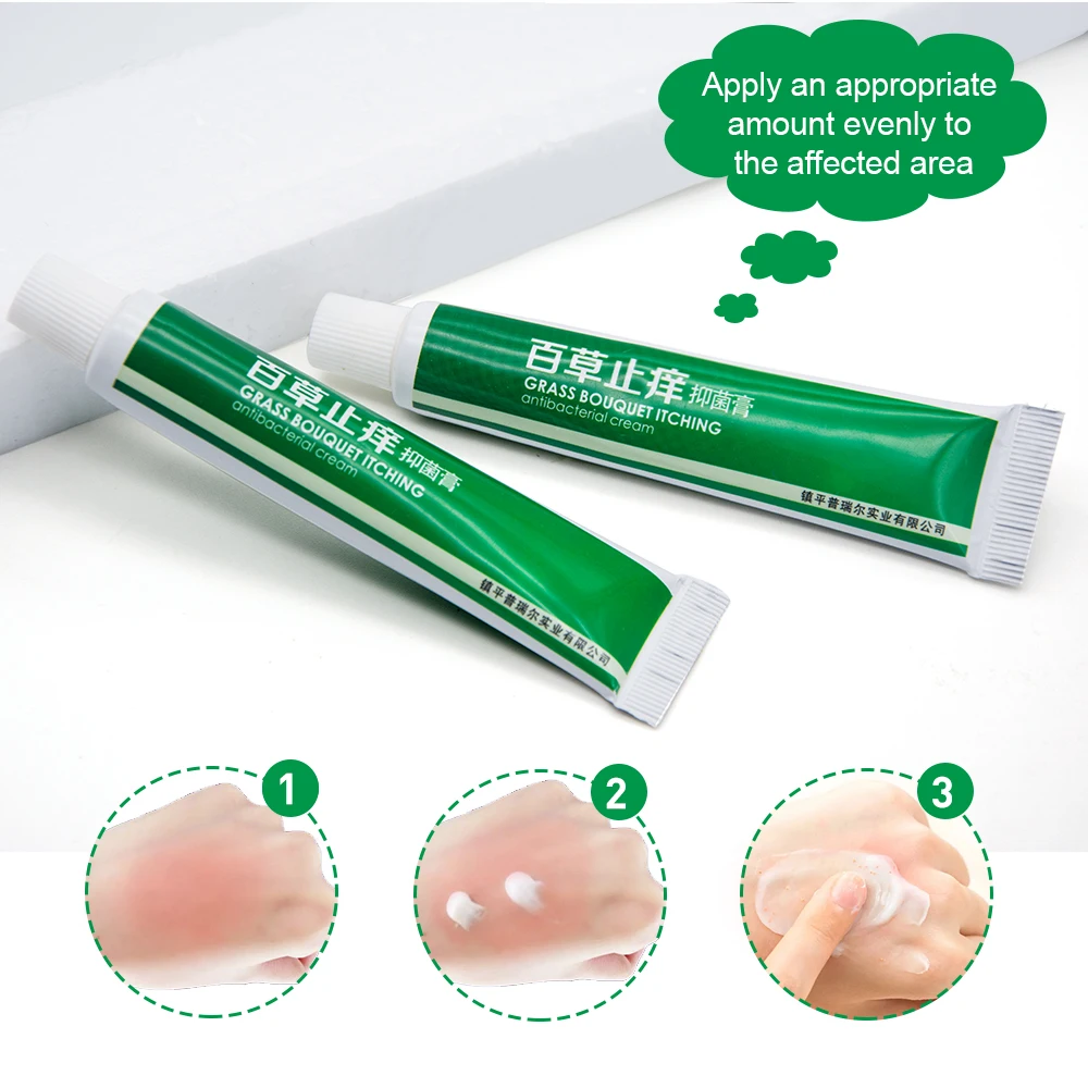 1pcs Skin Psoriasis Cream Treatment Dermatitis Eczema Anti-itching Antibacterial Ointment Pain Relief Medical Plasters Care |