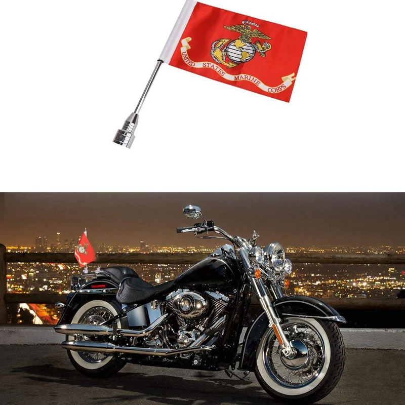 Аксессуары для мотоциклов крепление на стойку флага США Honda Goldwing CB VTX CBR Yamaha