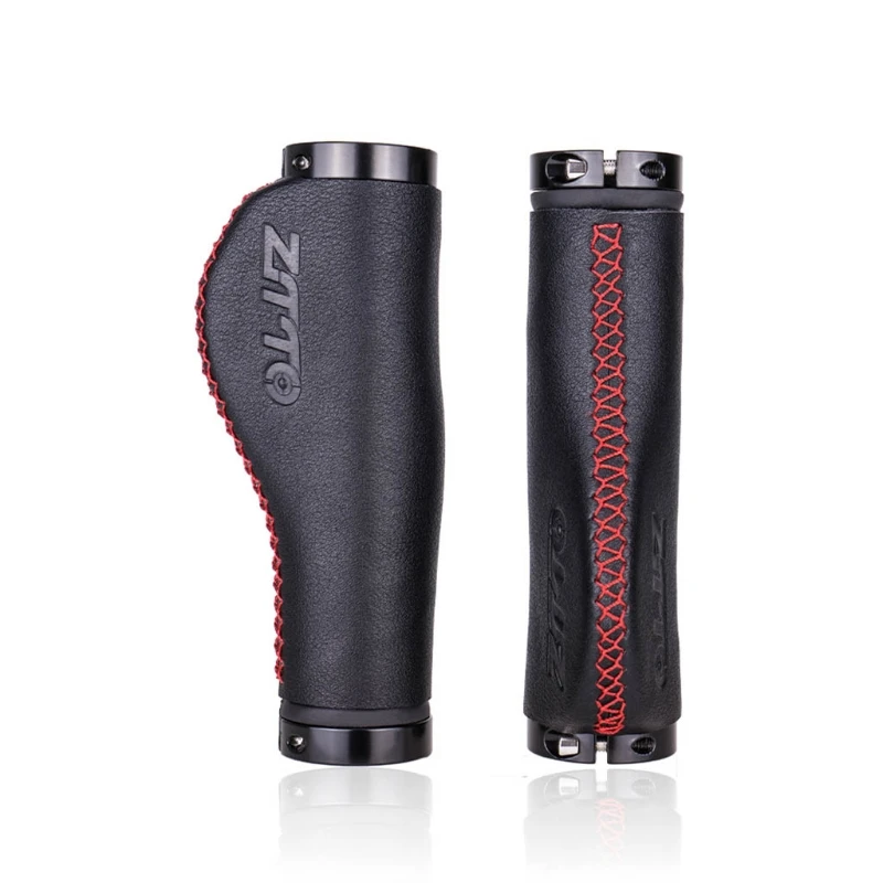 

Retro Imitation Leather Ergonomic Mountain Bike Handlebar Cover Riding Gear