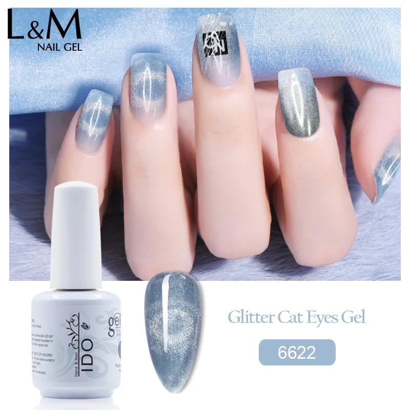 IDO 15ml Cat Eye Gel Nail Polish Soak Off Nail Art Gel Polish Magnicure Nail Gel Cat Eye UV Gel Varnish