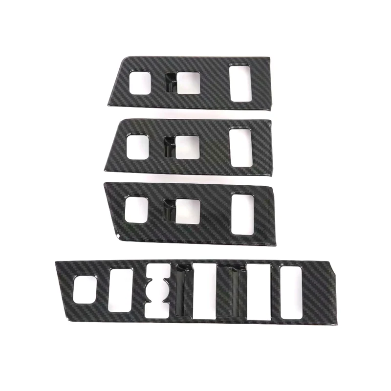 

Left Hand Drive! For Range Rover Evoque (L551) 2019 2020 ABS Plastic Interior Window Switch Lift Cover Trim 4pcs Car Styling