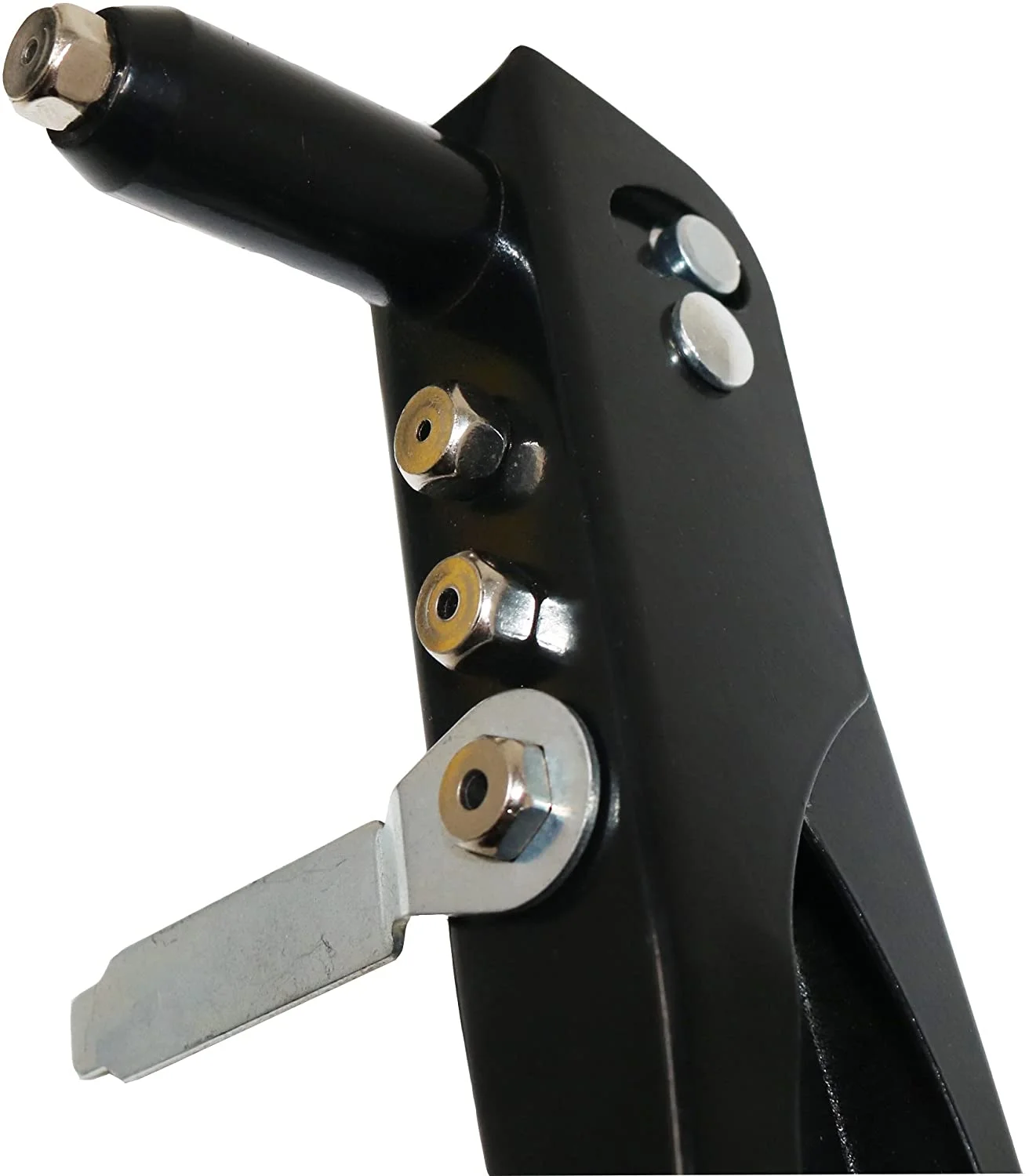 

Heavy Duty Hand Riveter, Rivet Gun, 3/32"-1/8"-5/32"-3/16", 4 Nosepieces Set Includes 150pcs Rivets,Household rivet gun tool kit