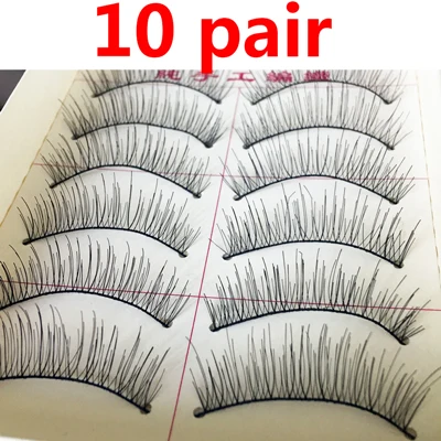 10pair style 5 10 пар накладных ресниц натуральный хлопок стебель ресницы длинные черные Накладные ресницы макияж объем ресниц Накладные ресницы Поддельные ресницы - Цвет: 10pair style 5