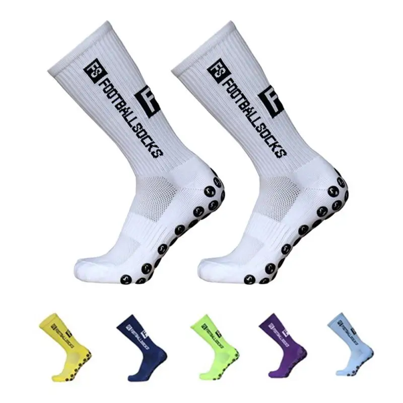 Новые стильные футбольные носки FS круглые силиконовые Нескользящие с присоской