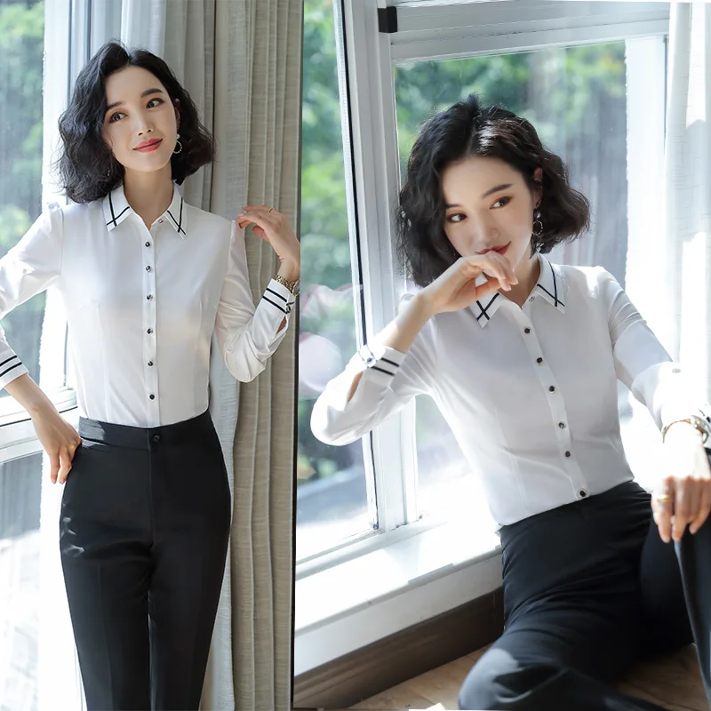 IZICFLY Spring Autumn Style New Gray Trouser And Jacket Blazer Two Piece Set Women Work Wear Elegant Business Office Pant Suit
