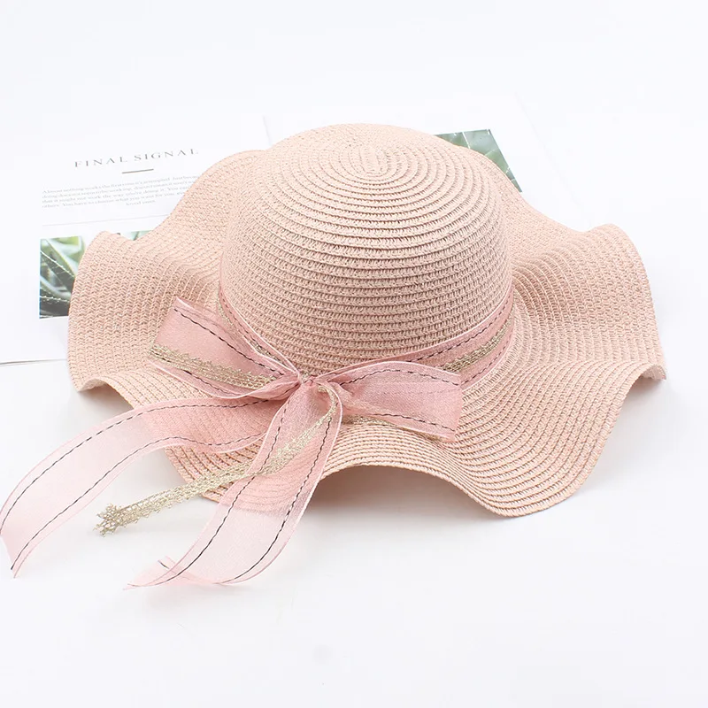 Шляпка от солнца USPOP с широкими полями женская Соломенная пляжная Панама