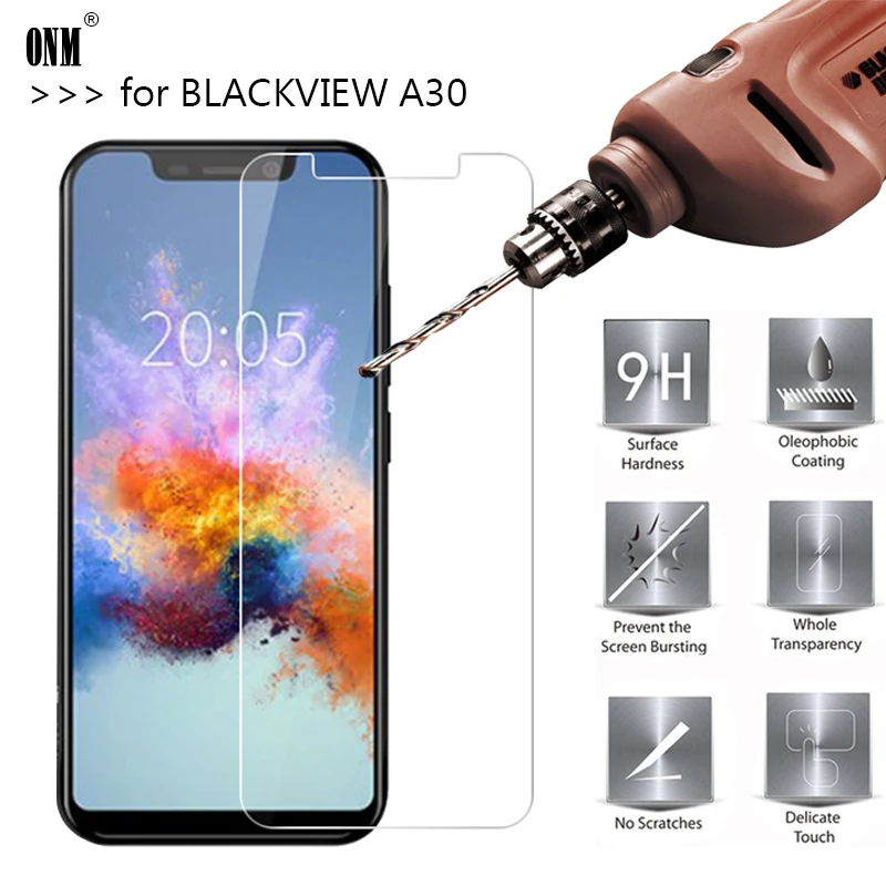 Закаленное стекло для Blackview A30 2.5D 0 26 мм 9H Премиум Защитная пленка экрана 5