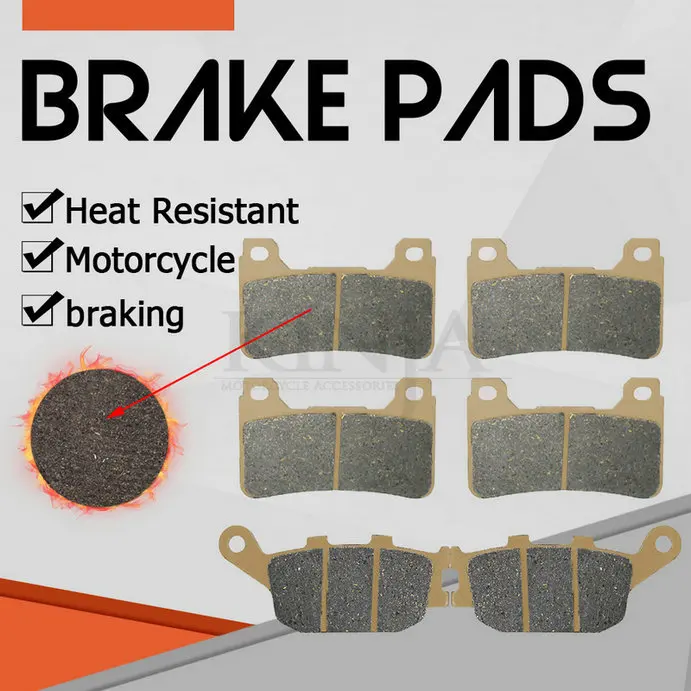 Аксессуары для мотоциклов Мото Передние Задние тормозные колодки Honda CBR600RR 2005 2006