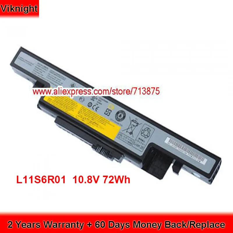

Brand New L12L6E01 Battery L11S6R01 for Lenovo IdeaPad Y400 Y490A Y490N Y500P Y590N Laptop 10.8V 72Wh