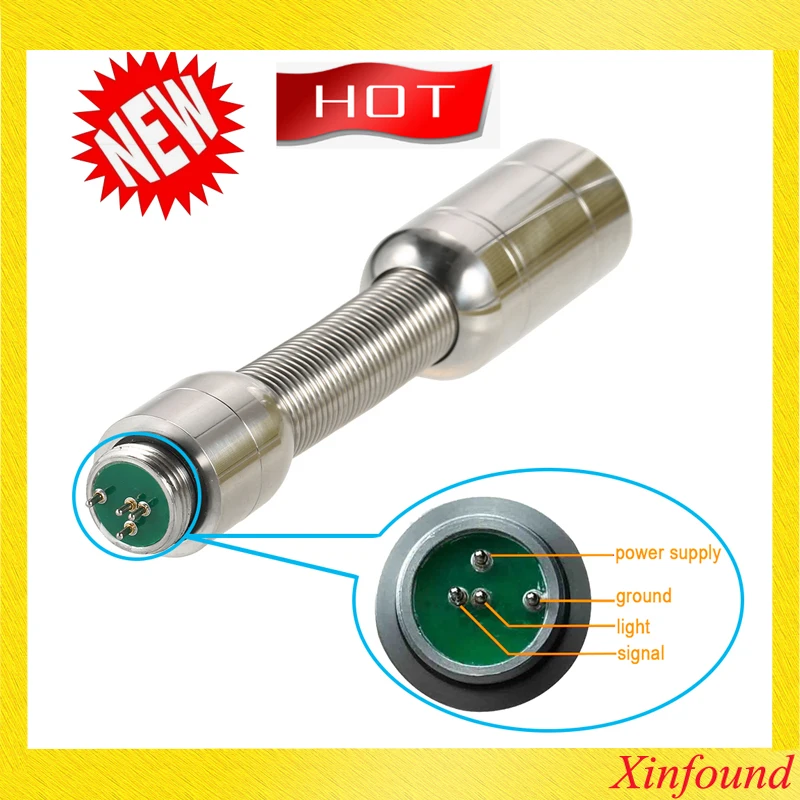 23 мм нержавеющая сталь промышленный трубопровод канализационный эндоскоп с