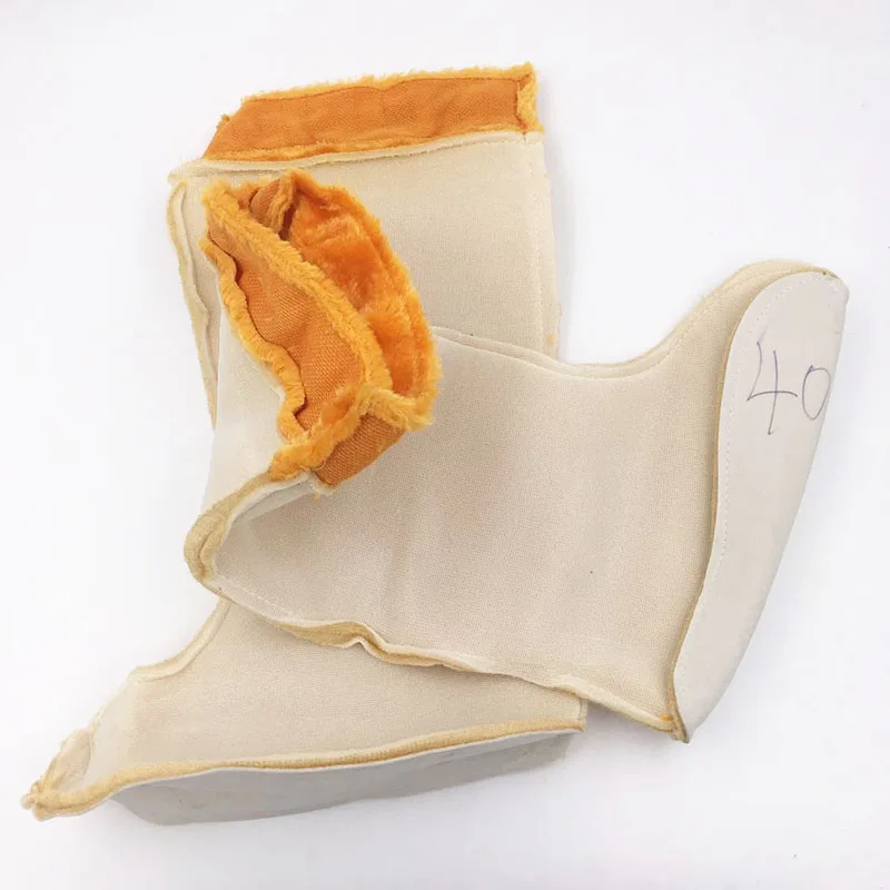 Сапоги Aleafalling зимние на высоком каблуке х/б теплые складные переносные 29-31 см SC013 |