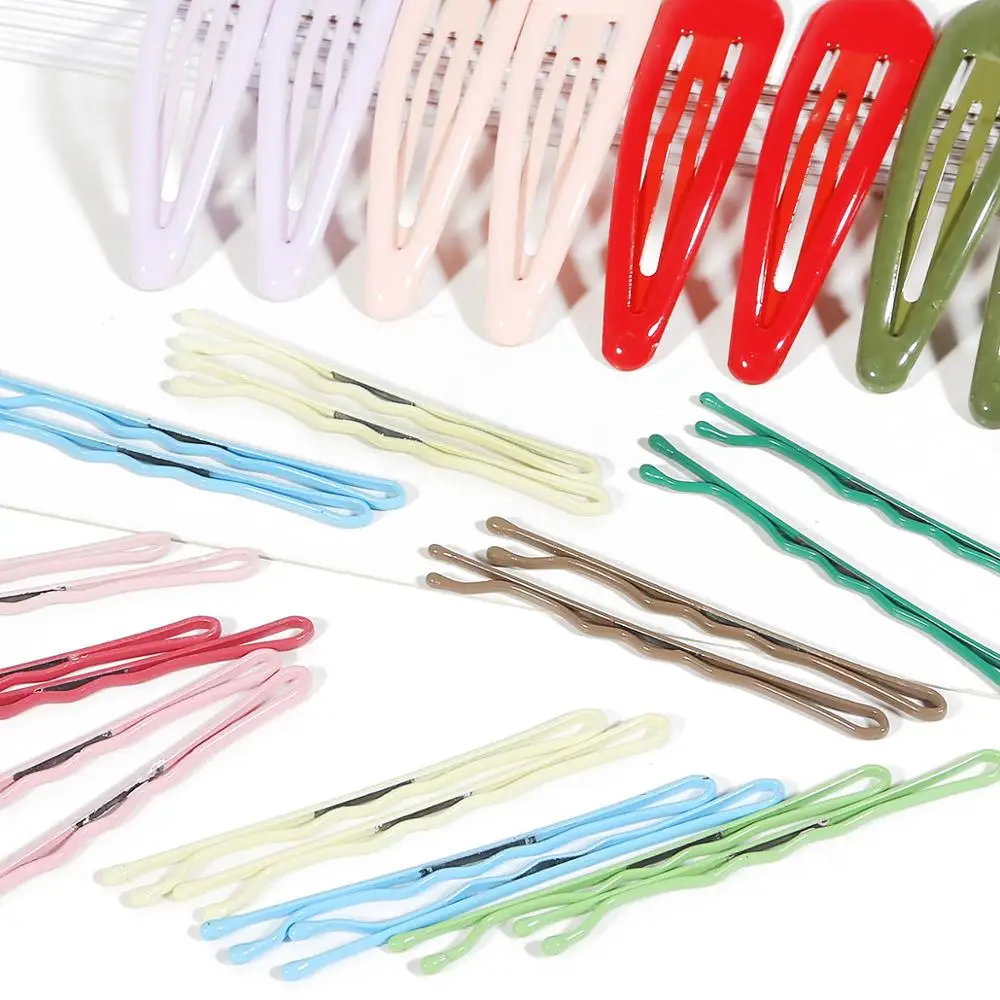 Милые заколки для волос карамельных цветов невидимки металлические детей женщин